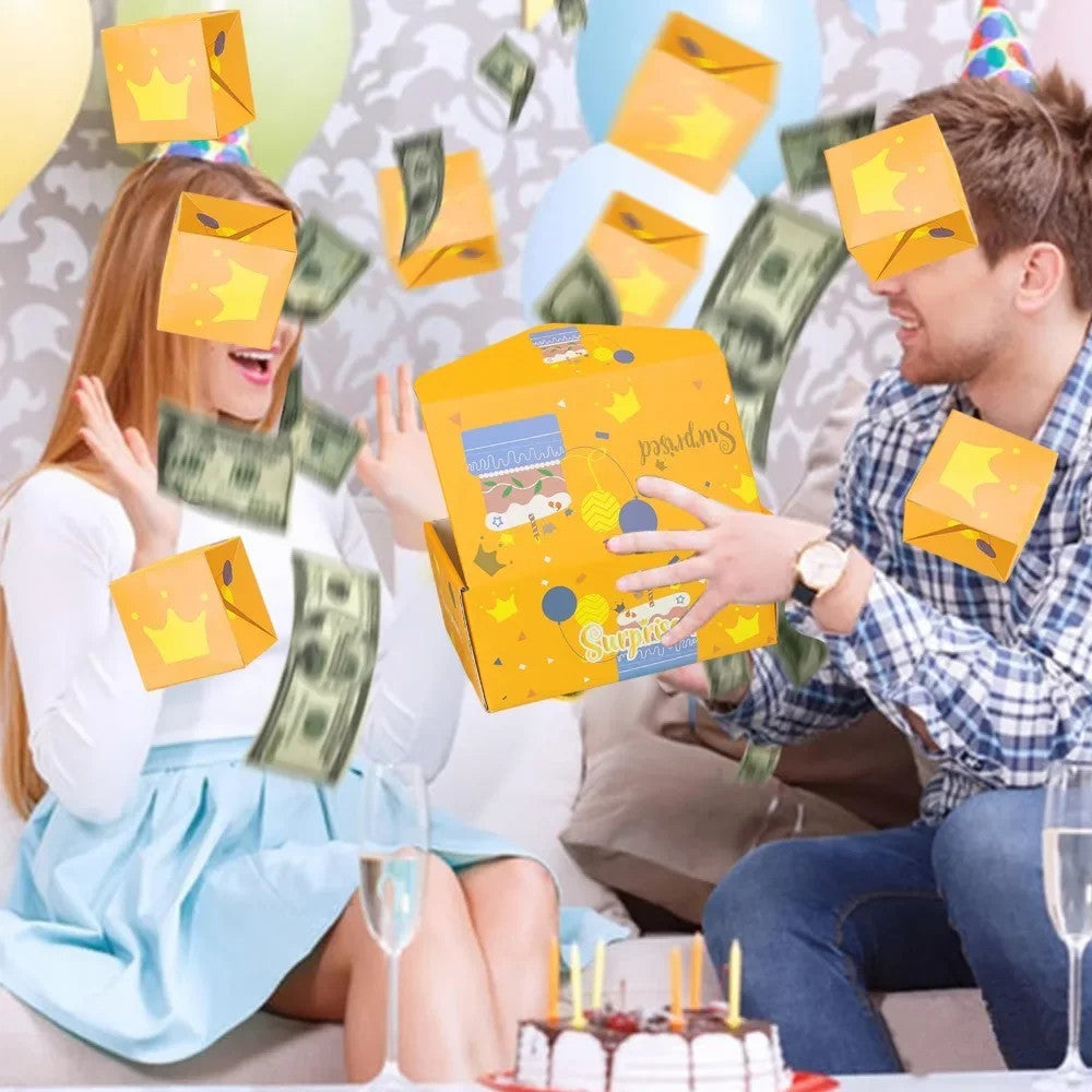 A Folding Bounce Gifts Box with butterfly