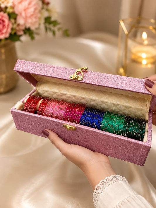 72 Bangles Set with Name Box ๐ฉท