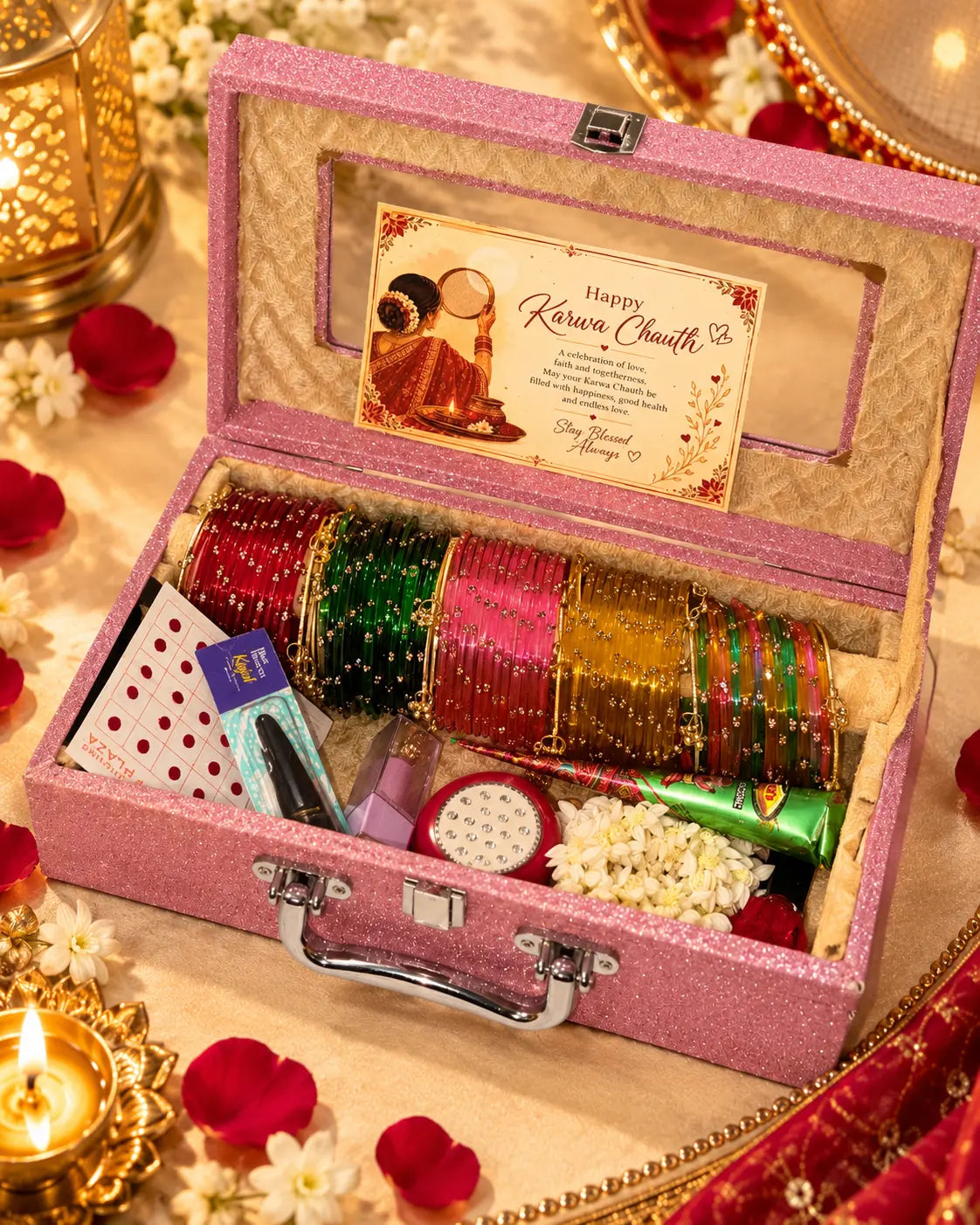 Karwachauth Special Premium Hamper With Name ✨