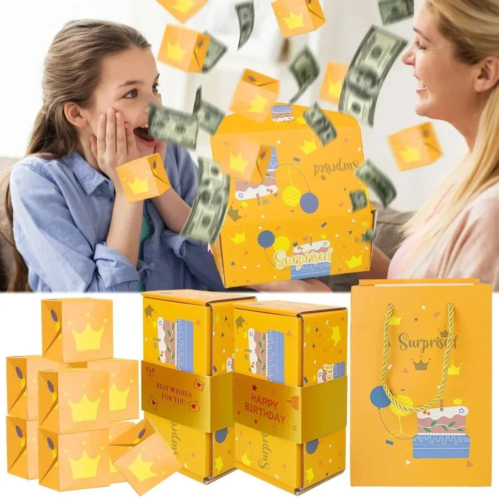 A Folding Bounce Gifts Box with butterfly