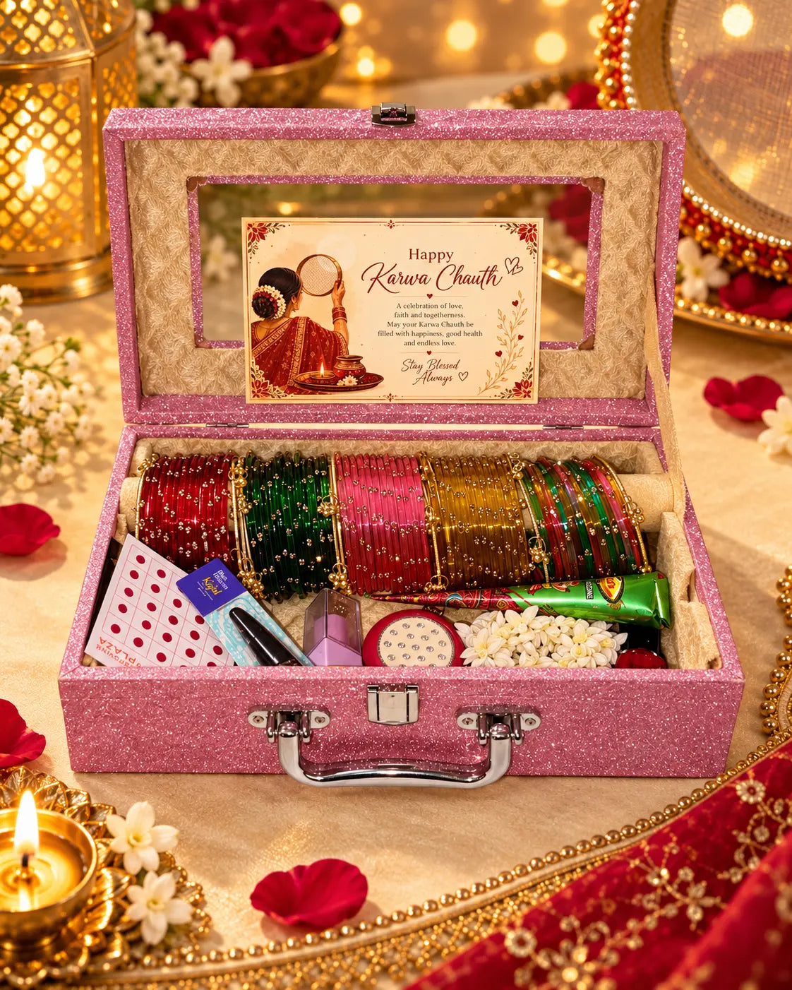 Karwachauth Special Premium Hamper With Name ✨