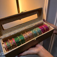 60 Diamond Bangles with Ghungroo Bangles