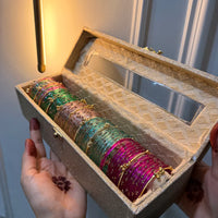 60 Diamond Bangles with Ghungroo Bangles