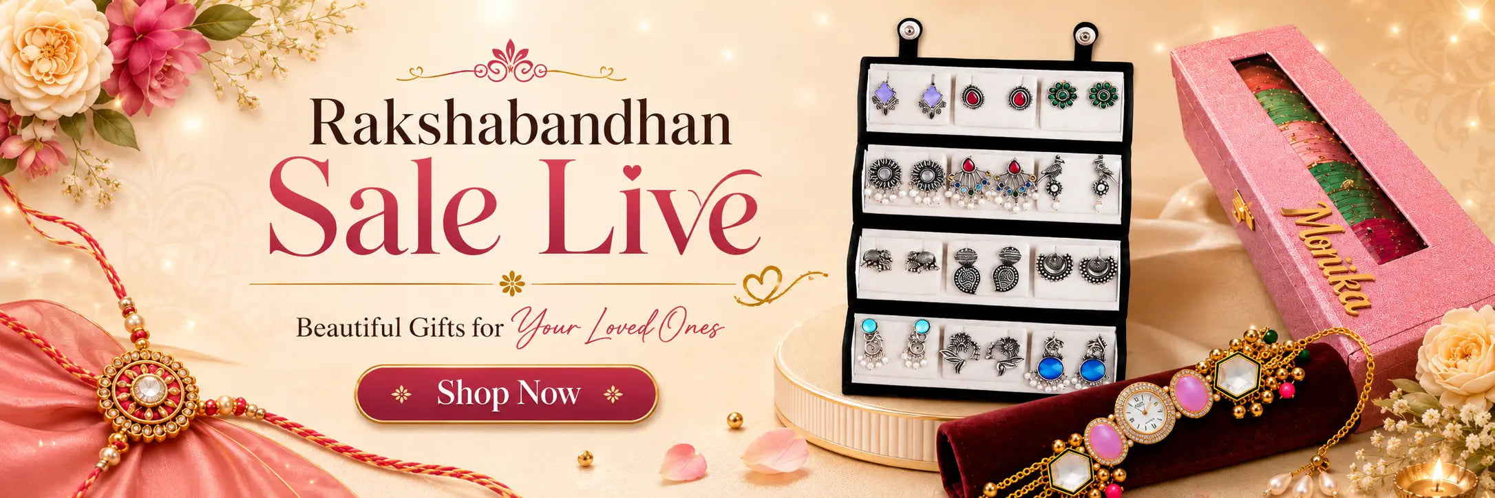 Rakshabandhan sale on personalized gifts and jewellery