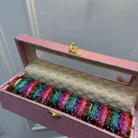 72 Bangles Set with Name Box 🩷