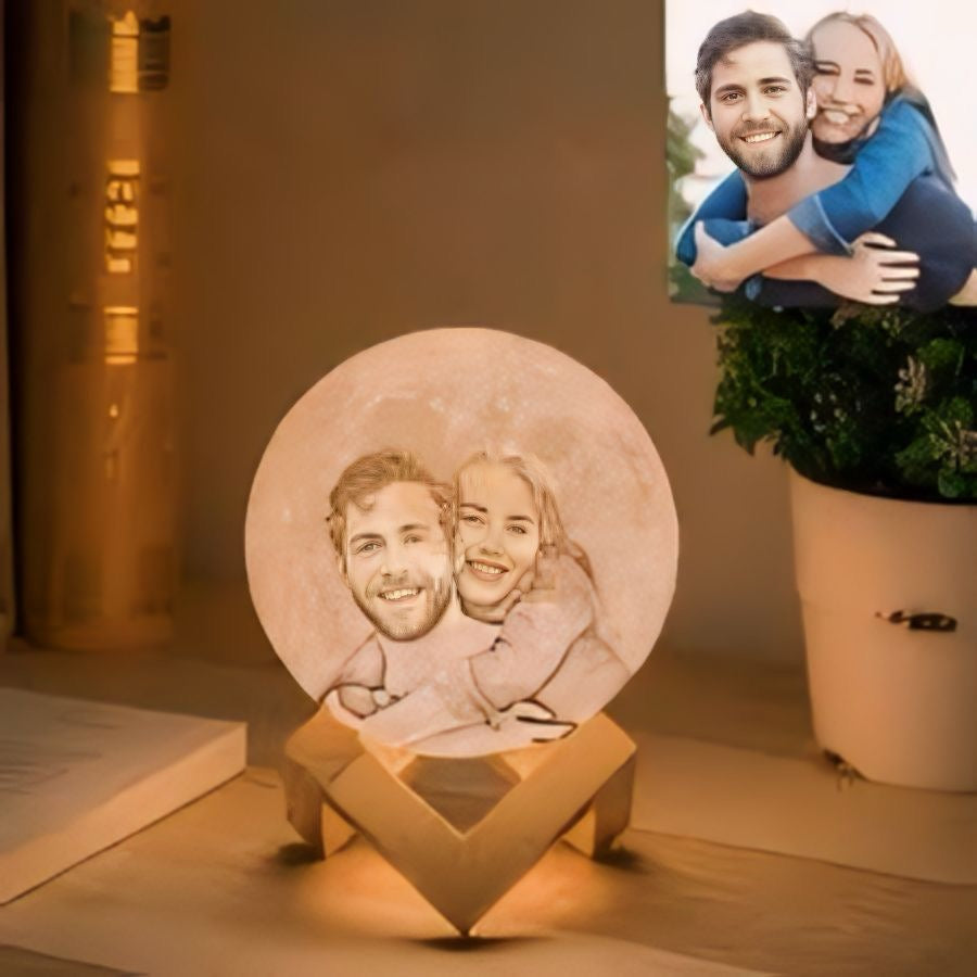 3d Moon Lamp Gift with Photo