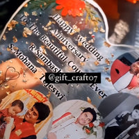 Customized Heart Shaped Love Photo Frame