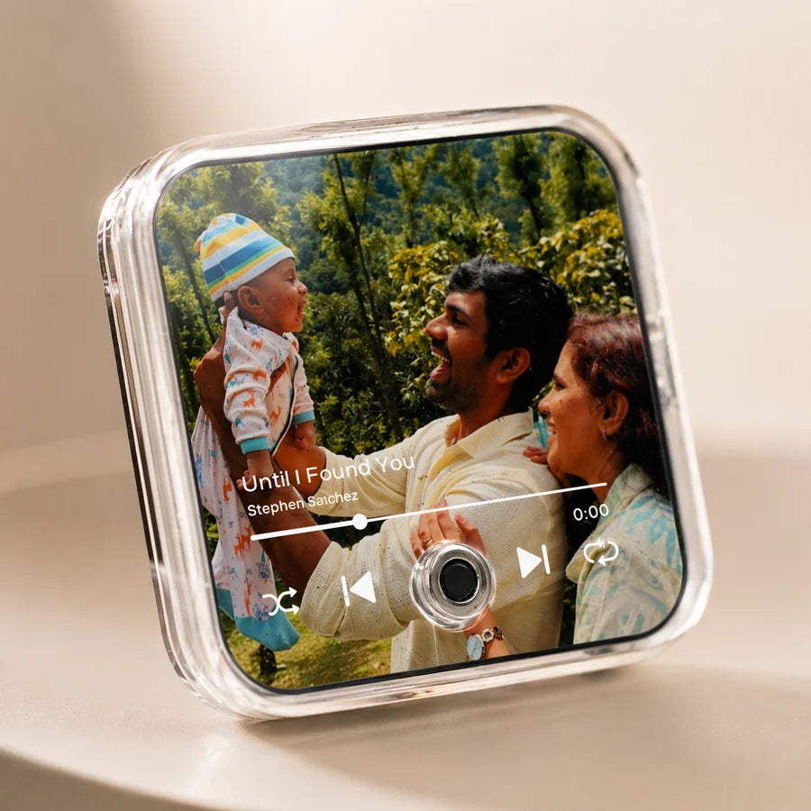 Personalized Music Fridge Magnet with Photo