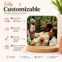 Personalized Music Fridge Magnet with Photo