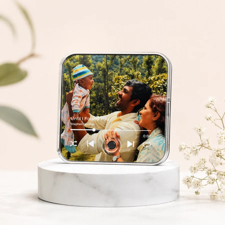 Personalized Music Fridge Magnet with Photo