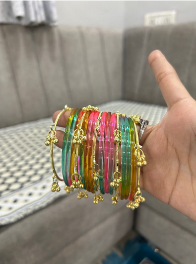 Jelly Bangles With Kashmiri🪼🩷🩵