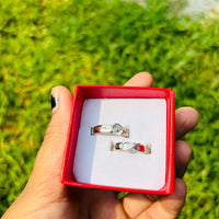 Personalised Couple Heart RIng