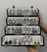 16 Premium Silver Jhumka Set – 3-Layer