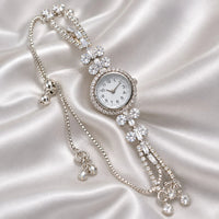 ✨ Silver Sparkle Bracelet Watch